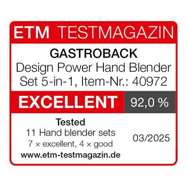 Design Power Hand Blender Set 5-in-1