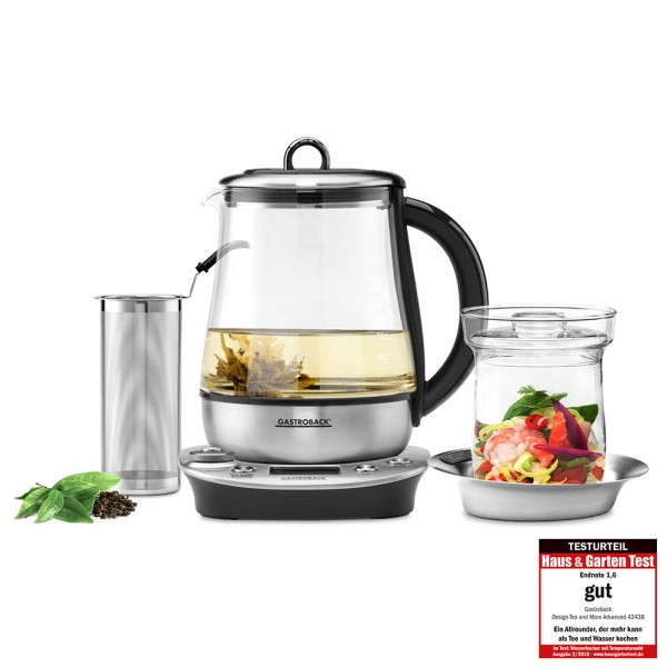 GASTROBACK® Tea Maker and Water Kettle - 62438 Design Tea & More Advanced