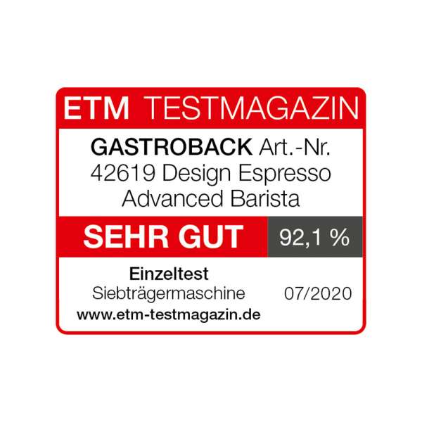 Design Espresso Advanced Barista