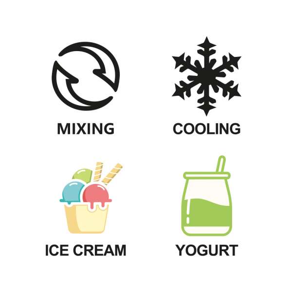 Mini Gelateria: 2-in-1 Compressor Ice Cream Maker 1 l