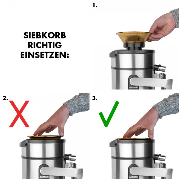 GASTROBACK® Entsafter - 40153 - Design Multi Juicer Digital Pro