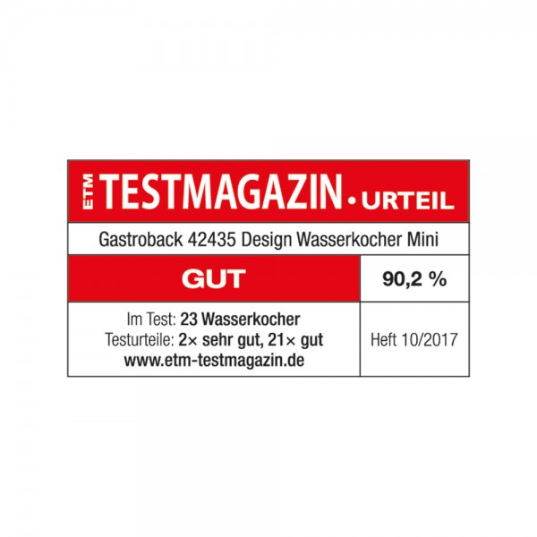 GASTROBACK® Water Kettle - 62435 Design Water Kettle Mini