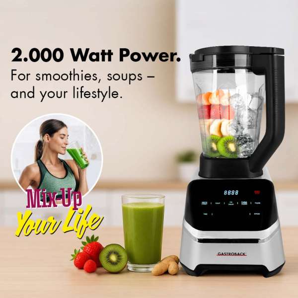 GASTROBACK® Blender - 60987 - Design Multi-Power Blender Mix & Soup 2.000 W