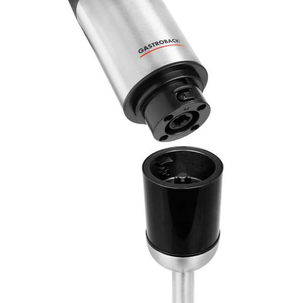 GASTROBACK 60973 4 in 1 XXL Hand Blender Professional 1500W Stainless Steel Titanium Coated 20 Speed Levels and Turbo