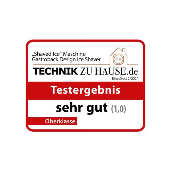 GASTROBACK® Ice Shaver - Slushy Maker - Ice Cream Maker - Ice-Scraper - 62905 - Design Ice Shaver