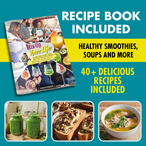 GASTROBACK® Blender - 60987 - Design Multi-Power Blender Mix & Soup 2.000 W