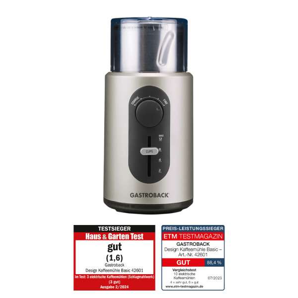 GASTROBACK® Coffee Grinder - 62601 - Design Coffee Grinder Basic