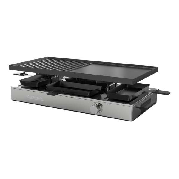 GASTROBACK - 62563 - Raclette Grill & Pancake Station - for 8 people - 2-in-1 - versatile multifunctional device - XXL double pans