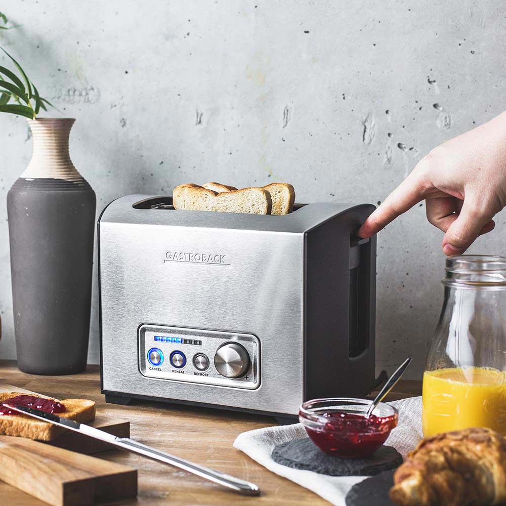 2-slice toaster with extra long toast slots
