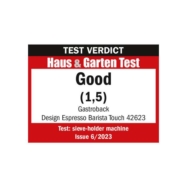 GASTROBACK® Portafilter maschine - 62623 - Design Espresso Barista Touch