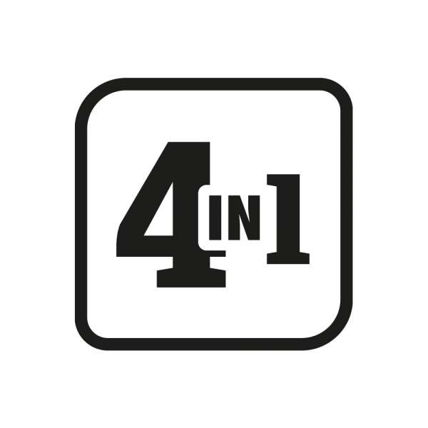 GASTROBACK 60973 4 in 1 XXL Hand Blender Professional 1500W Stainless Steel Titanium Coated 20 Speed Levels and Turbo