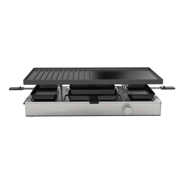 GASTROBACK - 62563 - Raclette Grill & Pancake Station - for 8 people - 2-in-1 - versatile multifunctional device - XXL double pans