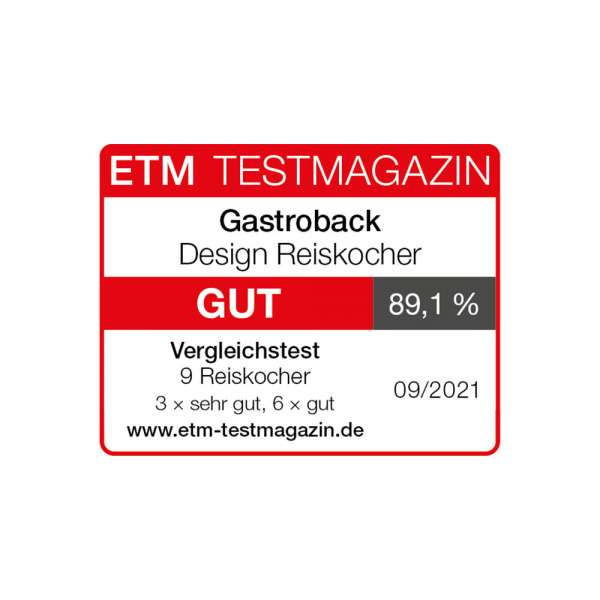 GASTROBACK® Rice Cooker - 62507 Design Rice Cooker